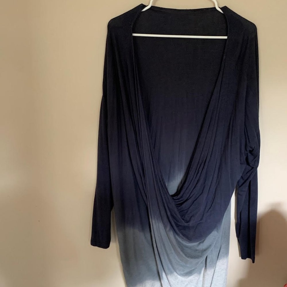 High Low Wrap Shirt
